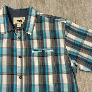 LIKE NEW! Men's Dakota Grizzly Plaid Button Down - LARGE